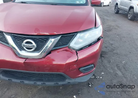 2016 Nissan Rogue S/Sl/Sv z USA, uszkodzony, nr VIN KNMAT2MT0GP701182